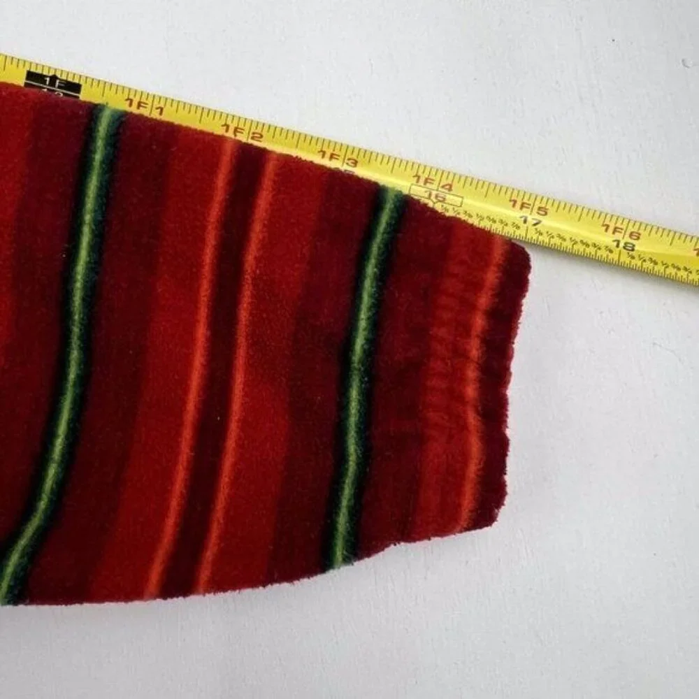•Vintage• Gap Pro Fleece Quarter Zip Pullover in Sunset Stripe XS (4-5)